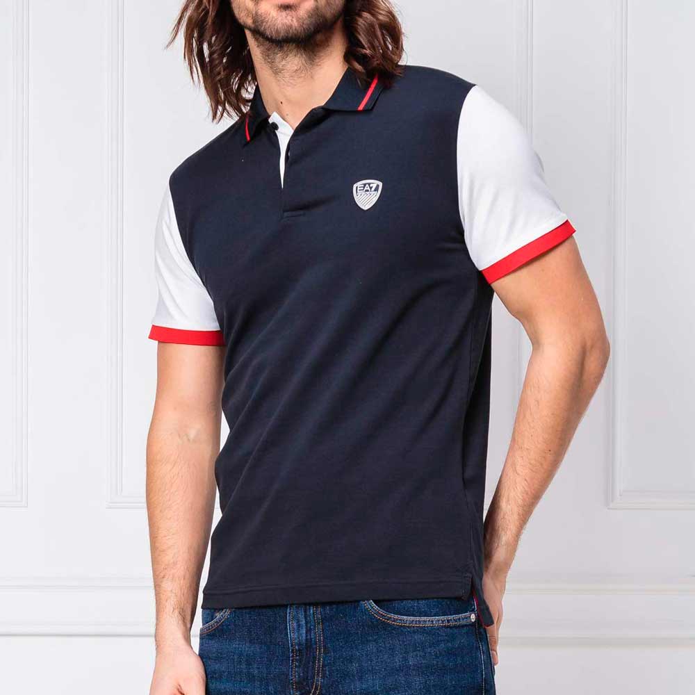 Мужские Поло EA7 EMPORIO ARMANI POLO SHIRT 3XL Темно-синий photo 2